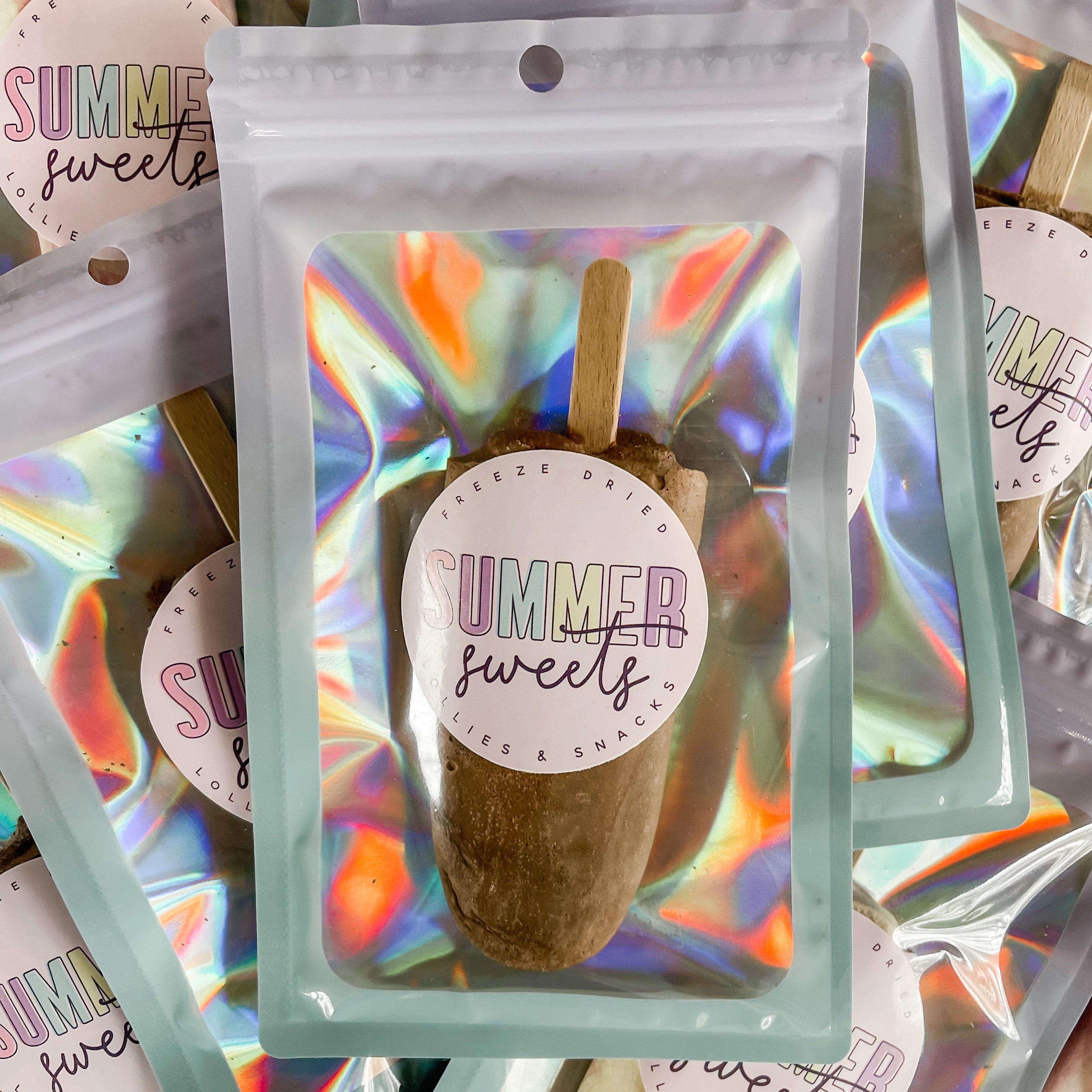 Freeze Dried Paddle Pop Icecream Chocolate Summer Sweets