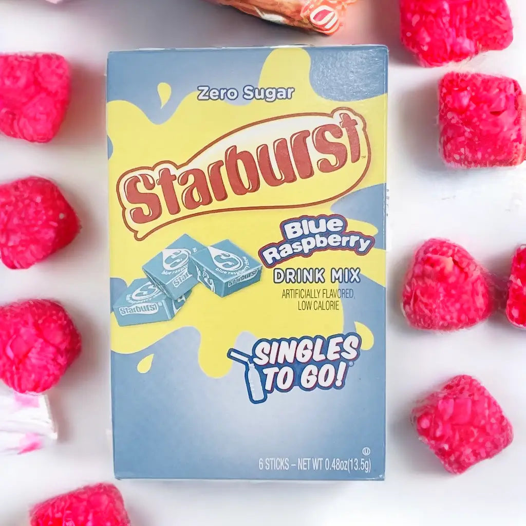 Drink Mix - Starburst Singles To Go - Blue Raspberry - Box of 6